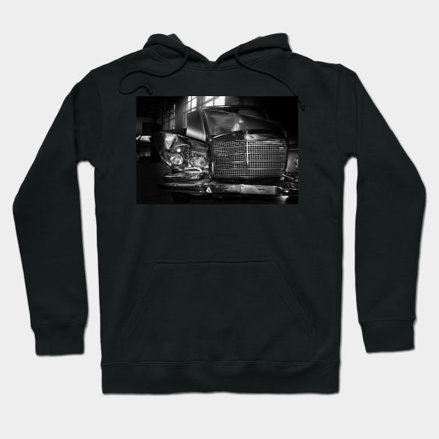 accident car, mercedes benz Hoodie by hottehue